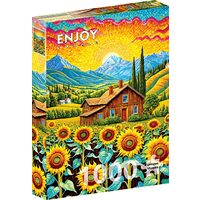 Puzzel 1000 stukjes ENJOY - Zonnebloemhuis (Enjoy-2145)