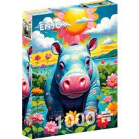 Puzzel 1000 stukjes ENJOY - Zonnig Nijlpaard (Enjoy-2152)