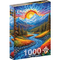 Puzzel 1000 stukjes ENJOY - Zonsopganglandschap (Enjoy-2154)