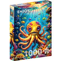Puzzel 1000 stukjes ENJOY - Schattige Octopus (Enjoy-2158)