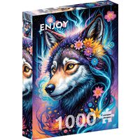 Puzzel 1000 stukjes ENJOY - Magisch Wolfportret (Enjoy-2164)