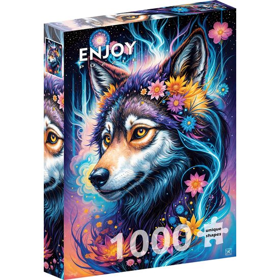 Puzzle 1000 piese ENJOY - Magical Wolf Portrait (Enjoy-2164)