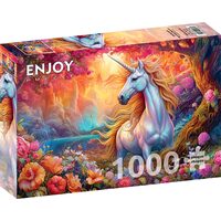 Puzzel 1000 stukjes ENJOY - Enchanted Harmony Eenhoorn (Enjoy-2185)