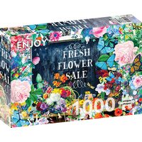 Puzzel 1000 stukjes ENJOY - Bloemenuitverkoop (Enjoy-2189)