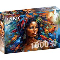 Puzzel 1000 stukjes ENJOY - Gevederde Koningin (Enjoy-2190)