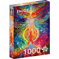 Puzzel 1000 stukjes ENJOY - Regenboog Epicentrum (Enjoy-2201)