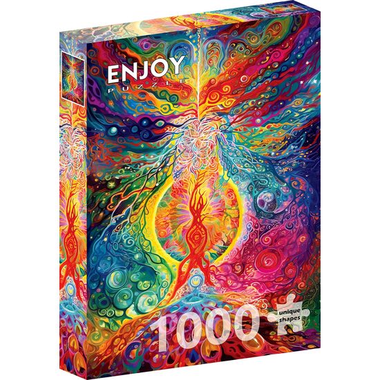 Puzzel 1000 stukjes ENJOY - Regenboog Epicentrum (Enjoy-2201)