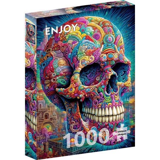 Puzzle 1000 pezzi ENJOY - Teschio Stravagante (Enjoy-2210)