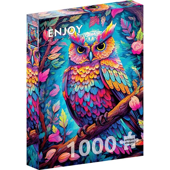 Puzzel 1000 stukjes ENJOY - Oogverblindende Uil (Enjoy-2224)