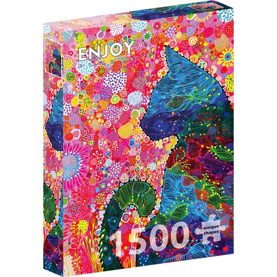 Puzzel 1500 stukjes ENJOY - Wandelende Kat (Enjoy-2237)