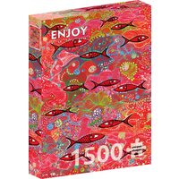 Puzzel 1500 stukjes ENJOY - Dieprood (Enjoy-2240)