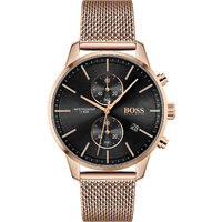 Orologio da uomo Hugo Boss 1513806, Quarzo, 42mm, 5ATM, Oro
