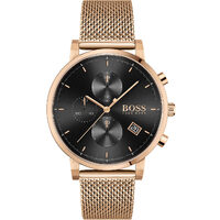 Orologio da uomo Hugo Boss 1513808, Quarzo, 43mm, 3ATM, Oro
