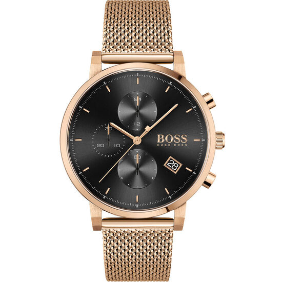 Orologio da uomo Hugo Boss 1513808, Quarzo, 43mm, 3ATM, Oro