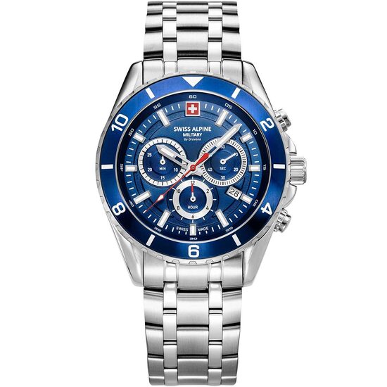 Men's watch Swiss Military 7034.9135, Quartz, 43mm, 10ATM