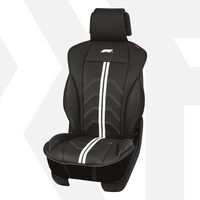 Coprisedile per auto, Formula 1, nero + bianco