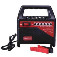 Raddrizzatore automatico per batterie auto/moto, 6A, 6V/12V