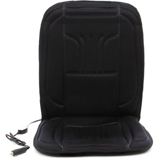 Halbsitzbezug mit einstellbarer Heizung Comfort, Schwarz