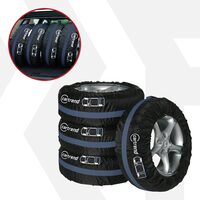 Set copri copertoni, Unitec, diametro massimo totale della ruota (cerchio + pneumatico) 62 cm, 4 pz