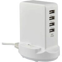  Stazione di ricarica rapida USB, Unitec, 4 porte, 1 m