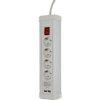 Prelungitor cu intrerupator, Unitec, 4 prize, 2 porturi USB, 1,5 m