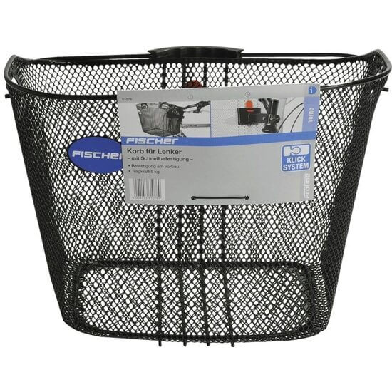 Cestino con maniglia per manubrio bicicletta, Fischer, 5 kg