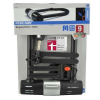 Antifurto bicicletta con supporto, Fischer, 19,5 cm, 16 mm