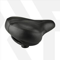  Sella per bicicletta Super Soft, Touren, 26 x 19 x 10 cm, Fischer, nera