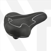Sella per bicicletta, Touren, Gel Elastomero, 24 x 20 x 10 cm, Fischer