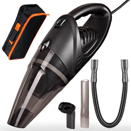 Autostofzuiger, nat en droog, 106 W, 12 V, 5000 Pa, 5m kabel, met opbergtas
