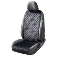 Coprisedile anteriore per auto, Comfortline Luxor, trapuntato con strato antiscivolo, Walser, universale, nero