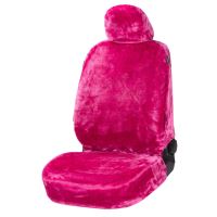 Coprisedile auto in pelliccia artificiale, Teddy, Walser, Rosa