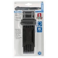 Antifurto pieghevole con portabiciclette, Fischer, 2 chiavi, 85 cm