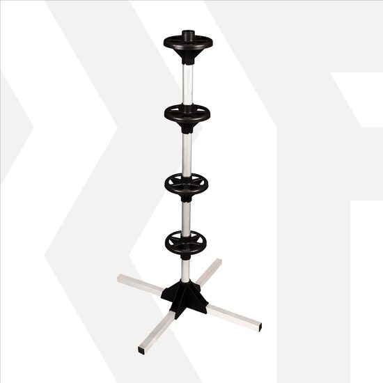 Verticale bandensteun voor 4 wielen met max. 225mm breed