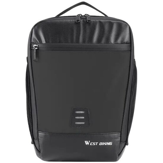 Borsa monopattino, bici, multifunzionale, impermeabile, West Biking, 7,3 L, nera