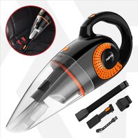 Aspirapolvere per auto ultra potente, potenza di aspirazione 13000Pa, ThiEYE, multifunzione wireless ricaricabile, 16V, batterie integrate 4x2200mAh, motore 120W, filtro in materiale lavabile