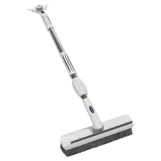 Perie zapada si racleta gheata cu maner telescopic si lamela cauciuc, 3 in 1, Walser, 60 - 75 cm