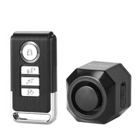 Allarme antifurto per bicicletta, moto, bicicletta elettrica, e-bike, scooter, triciclo, West Biking, 4,6 x 4,6 x 3,5 cm, nero