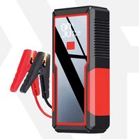  Arrancador de coche portátil multifuncional, 12V, 2000A, 26000 mAh, 44,4 Wh, función de batería externa, linterna LED, puerto EC-5, puerto USB, puerto tipo C