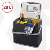 AEG KK28 refrigeratore portatile per auto, 12V, 230V, funzione di raffreddamento, capacità 28L, maniglia per il trasporto 46 x 31 x 43 cm