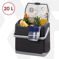 AEG KK20 refrigeratore portatile per auto, 12V, 230V, funzione di raffreddamento, capacità 20L, maniglia per il trasporto 42,5 x 30,8 x 42,5 cm
