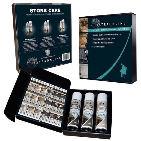 LTP Stone Care Kit - Paquete completo para piedra natural
