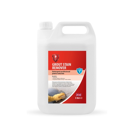 Quitamanchas de lechada LTP, 5 L - Detergente para eliminar adhesivos, lechada y residuos de sal