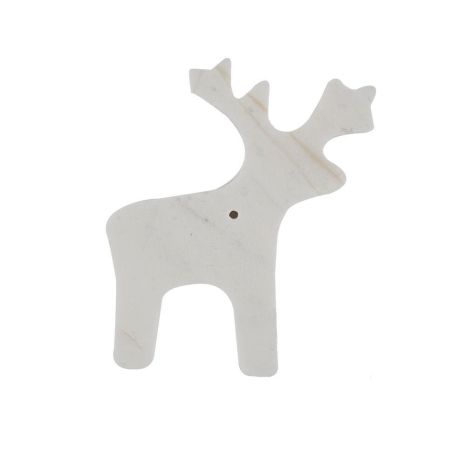 Decorazione natalizia - Renna Thassos Marmo SET (6 pezzi)
