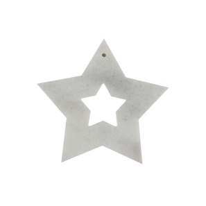 Decorazione natalizia - Fiocco di neve in marmo Thassos SET (6 pezzi)