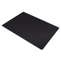 Tappetino di protezione per sedia da ufficio, Mufart, PP, nero, 140x100 cm