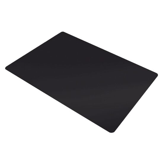 Tappetino di protezione per sedia da ufficio, Mufart, PP, nero, 140x100 cm