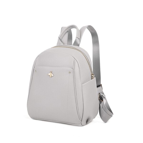 Mochila de cuero verde