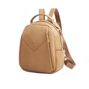 Sage leather backpack
