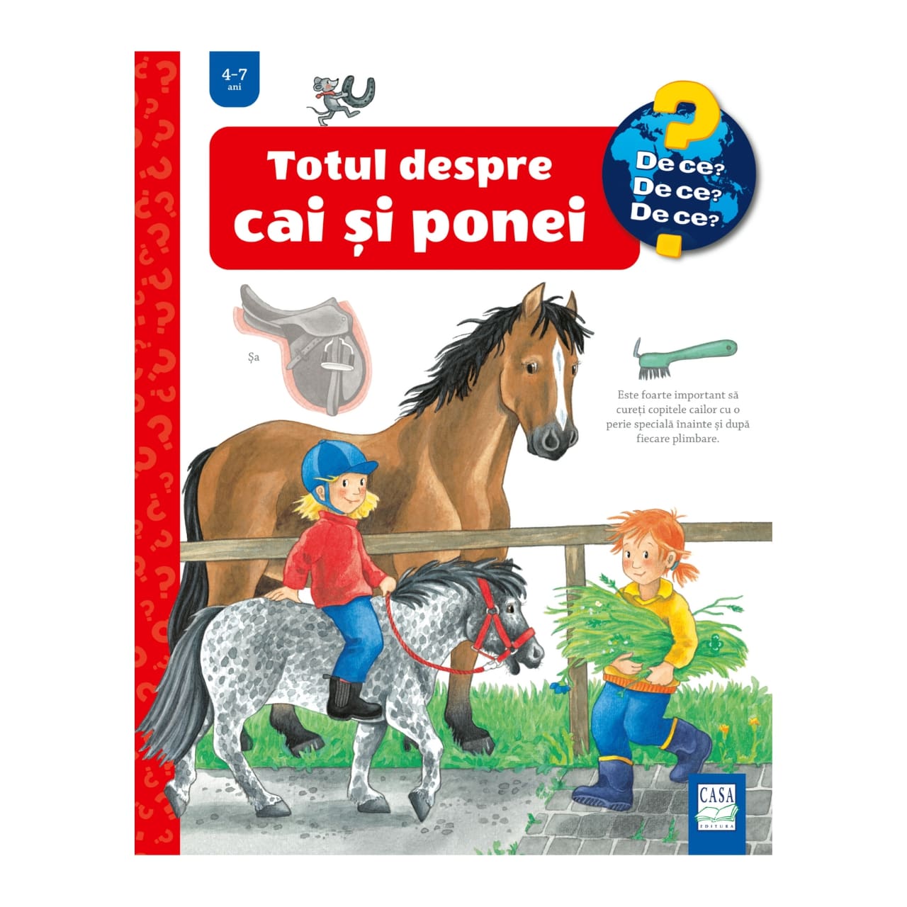 Totul despre cai și ponei (De ce? 4-7 ani)